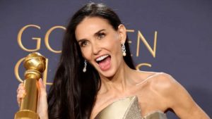 Demi Moore ai Golden Globe